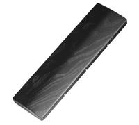 Faluber Wooden Wrist Rest with Black Coating, 12-inch Length and 20mm Thickness for Compact Keyboard, Ergonomic Design Palm Rest for Mechanical Keyboard, Stain Resistant (Small, Black Coating)
