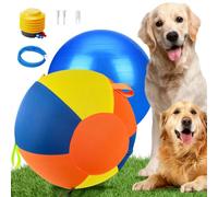 Falukasa 18" 18" Herding Ball for Dogs, Dual-Layer Herding Toy with Protective Cover, Durable Giant Dog Ball for Australian Shepherd, Cattle Dog, Border Collie for Outdoor Play