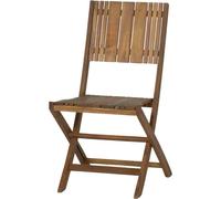 Falun Folding Chair Frame And Surface Acacia Wood FSC -100% Natural Garden