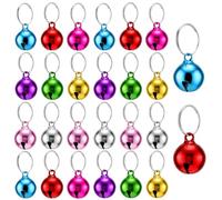 Falzqq 24 Sets Cat Bells Pet Bells for Cat Dog Collar