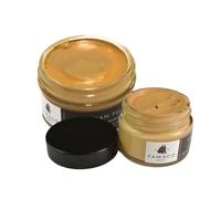 Famaco Beige 50ml Renovating Polish and 15ml Scuff and Scratch Dye with Polishing Cloth and Free Touch up Brush - Long Lasting Shine Protector Kit for Boots and Shoes