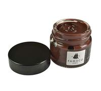 Famaco Brown Brun Leather Repair & Dye Cream with Mixing Pot and Touch up Brush