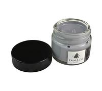 Famaco Dark Grey Leather Repair & Dye Cream with Mixing Pot and Touch up Brush