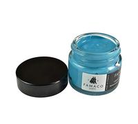 Famaco Leather Repair & Dye Cream 15ml | Self Seal Colourant for Quick Scratch Repairs & Re-Colouring | Suitable for Most Leather Items from Footwear to Upholstery (Turquoise)