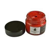 Famaco Leather Repair & Dye Cream 15ml | Self Seal Colourant for Quick Scratch Repairs & Re-Colouring | Suitable for Most Leather Items from Footwear to Upholstery (Red Rouge VIF)