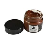 Famaco Leather Repair & Dye Cream | Self Seal Colourant for Quick and Easy Repair | Suitable for Sofas, Car Seat, Shoes, Handbag, and More (Brown London Clair)