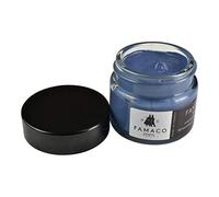 Famaco Leather Repair & Dye Cream | Self Seal Colourant for Quick and Easy Repair | Suitable for Sofas, Car Seat, Shoes, Handbag, and More (Blue Lavander)
