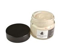 Famaco Natural Champagne Leather Repair & Dye Cream with Mixing Pot and Touch up Brush