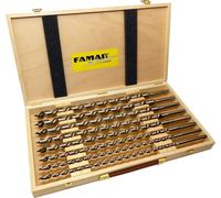 FAMAG 1414 Lewis Form Snake Drill, GL 460 Mm, NL 400 Mm, Classic, Set, 8-Pc