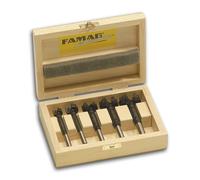 FAMAG 1663.606 Bormax³ Forstner Bit Set In Wooden Box, 6-Piece