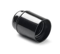 Famatel - Lampholder Smooth E-27 Black (Blister Pack)