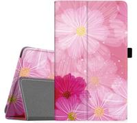 Famavala Folio Case for 8" inch Tablet 8th / 7th Generation Tablet 2018/2017 Released, Slim Foldable, Cover not fit for 8" Lenovo V8 2018 Android Tablet (Pink Flower)