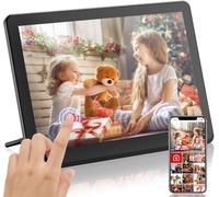 FamBrow 8.2 Inch WiFi Digital Photo Frame,Smart Picture Frames with 1280x800 IPS LCD Touch Screen, Electronic Photo Frame Share Photos Videos Anywhere