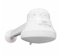 Fame - Electric Shower 110V - 4 temperatures. Includes: Head, Hose with Hand Head + Support, Installation Tube, Free Spare Resistance Included.