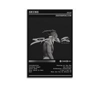 FAMEOYA XXXTentacion SkinsPop Songs Album Rapper Classic Album Canvas Print Signature Decor Bedroom Home Office Decor Teen Decor 08x12inch(20x30cm) Unframe-style-2