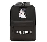 famesale Death Note Backpack Unisex Student Shoulder Bag L Lawliet Yagami Light Cosplay School Bag Travel Backpack Daypack for Girls Boys