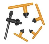 Famgee Replacement Drill Chuck Key Wrench Electric Drill Clamping Tool (Chuck Diameter: 3/4" / 5/8" / 1/2" / 3/8" / 1/4") - 5 Sizes