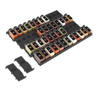 Famhap Spice Drawer Organiser, 48PCS Interlocking Expandable Seasoning Rack Tray Insert for Kitchen Drawers, Spice Rack Drawer for Spice Jars