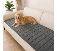 Famibay Sofa Cover Washable Soft Couch Covers 2/3/4 Seater Thick Non Slip Sofa Protectors for Pets Dogs Kids Living Room Dark Grey 70x180cm