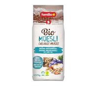 Familia Organic Original Bircher Müesli, 0g Added Sugar, Energy-Packed Cereal with Raisins, Fruit Flakes, Hazelnuts and Almonds, 20oz Bag (Pack of 1)