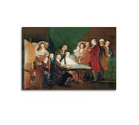 Familie Des Luis De Borbón Y Farnesio by Francisco De Goya by Maud Lewis Painting Art Poster Canvas Wall Art Picture Prints Hanging Photo Idea Decor 08x12inch(20x30cm)