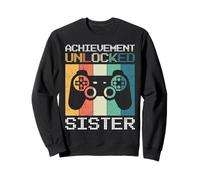 Familie Set ACHIEVEMENT UNLOCKED SISTER FUNNY Set family Sweatshirt