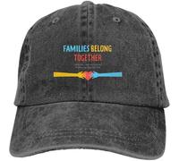 Families Belong Together Women Men Dad Caps Low Profile Cowboy Caps Adjustable Plain Hats Baseball Cap for Hiking Golf Trucker