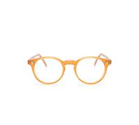 Family Affair Leal Honey round-frame glasses - Brown 46