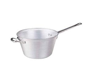 Family Agnelli Pot with Side Handle Diameter 24 cm Pure Aluminum 99%