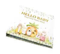 Family Allocated Baby Growth Record Book Green Plan for Gestation Birth and Infant Landmark Memory Conservation Baby Landmark Journal