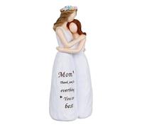 Family Angel Statue, Mother Daughter Sculpture, Angel Table Decoration, Sentimental Angel Statue, Mother Daughter Gift, Resin Figurine Decoration, Remembrance Statue