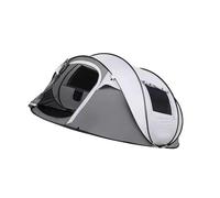 Family Backpacking Tent with Burst Up Feature Quick Assembly Plan Net Doors for Ventilation Permanent Waterproof Fabric Large Tent