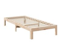 Family Bed Frame No Mattress Bedrom Bed Base Bedstead Solid Wood Pine vidaXL