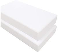 Family Bedding Crib Sheets 40x90cm Fully Fitted - 90 x 40 Crib Sheets 2 Pack Cotton - Hpoallergenic Baby Pram Sheets Bedding Elasticated Breathable Easy Care (Pack of 2, White)