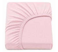 Family Bedding Deep Pocket Fitted Sheet, 100% Jersey Cotton, Pink, King