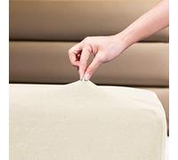 Family Bedding King Size Fitted Sheets Deep Fit | Fitted Bottom Sheet King Jersey Cotton | Deep Pocket Fitted Sheet King | Bedsheet For Kingsize Bed (King, Cream)