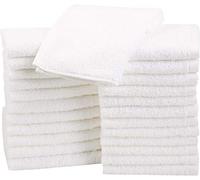 Pack of 12 Baby Nappies Washable - Baby Reusable Nappies 100% Cotton - Nappy Absorbent Washable Nappies for Babies - Baby FACE Hand Cloths Bath Flannel Wash Towel Wipe Feeding 60x60cm.