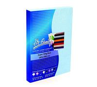 Family Bedding Stretch Jersey Fitted Sheet, Deep Pocket, Blue, Super King
