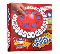 Family Board Game For 2-8 Players, Quick Thinking Letter Press Game with Timer, Fun Think Words Game for Adults, Kids