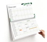 Family Calendar 2026 UK Family Planner,18 Month to View Wall Calendar,Jan 2026- Jun 2027 : Thick Paper & Easy to Use Home,Family, Student, Teacher Organizer
