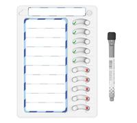 Family Calendar Dry Erase Board,Daily Routine Planning Board Erasable | Whiteboard Calendar, Checklist Job Scheduling Board - Réuti