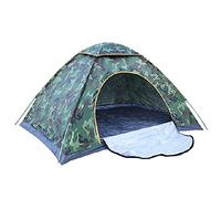 Family Camping Tent, Instant Automatic Pop Up Tent Waterproof & UV Protection Dome Tent with Carrying Bag, for 2-3 Person Family Camping Hiking Garden Fishing Beach (camouflage,3-4 people)