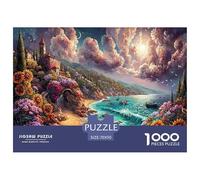 Family Challenge: 1000 Piece Puzzle with Timer - A Competitive/Cooperative Jigsaw Game for Kids & Adults. Try to Beat Your Best Time Or Just Enjoy The Collaborative Race.
