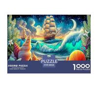 Family Challenge: 1000 Piece Puzzle with Timer - A Competitive/Cooperative Jigsaw Game for Kids & Adults. Try to Beat Your Best Time Or Just Enjoy The Collaborative Race.