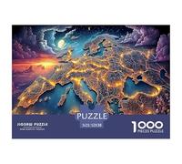 Family Challenge: 1000 Piece Puzzle with Timer - A Competitive/Cooperative Jigsaw Game for Kids & Adults. Try to Beat Your Best Time Or Just Enjoy The Collaborative Race.