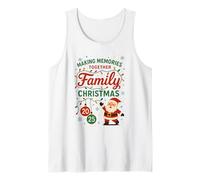 Family Christmas 2025 Making Memories Funny Xmas Pajamas Tank Top