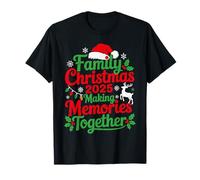 Family Christmas 2025 Making Memories Together Funny Xmas Pj T-Shirt