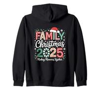 Family Christmas 2025 Making Memories Together Funny Xmas Zip Hoodie