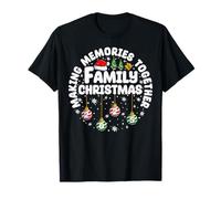 Family Christmas 2025 Making Memories Together Santa Hat T-Shirt