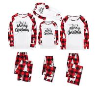 Family Christmas Pyjamas Set Mens Womens Letter Printed Xmas Matching Pyjama Kids Comfortable His and Hers Pjs Family Cartoon Cute Boys Girls Matching Christmas Kids 4 Years-5 Years -101